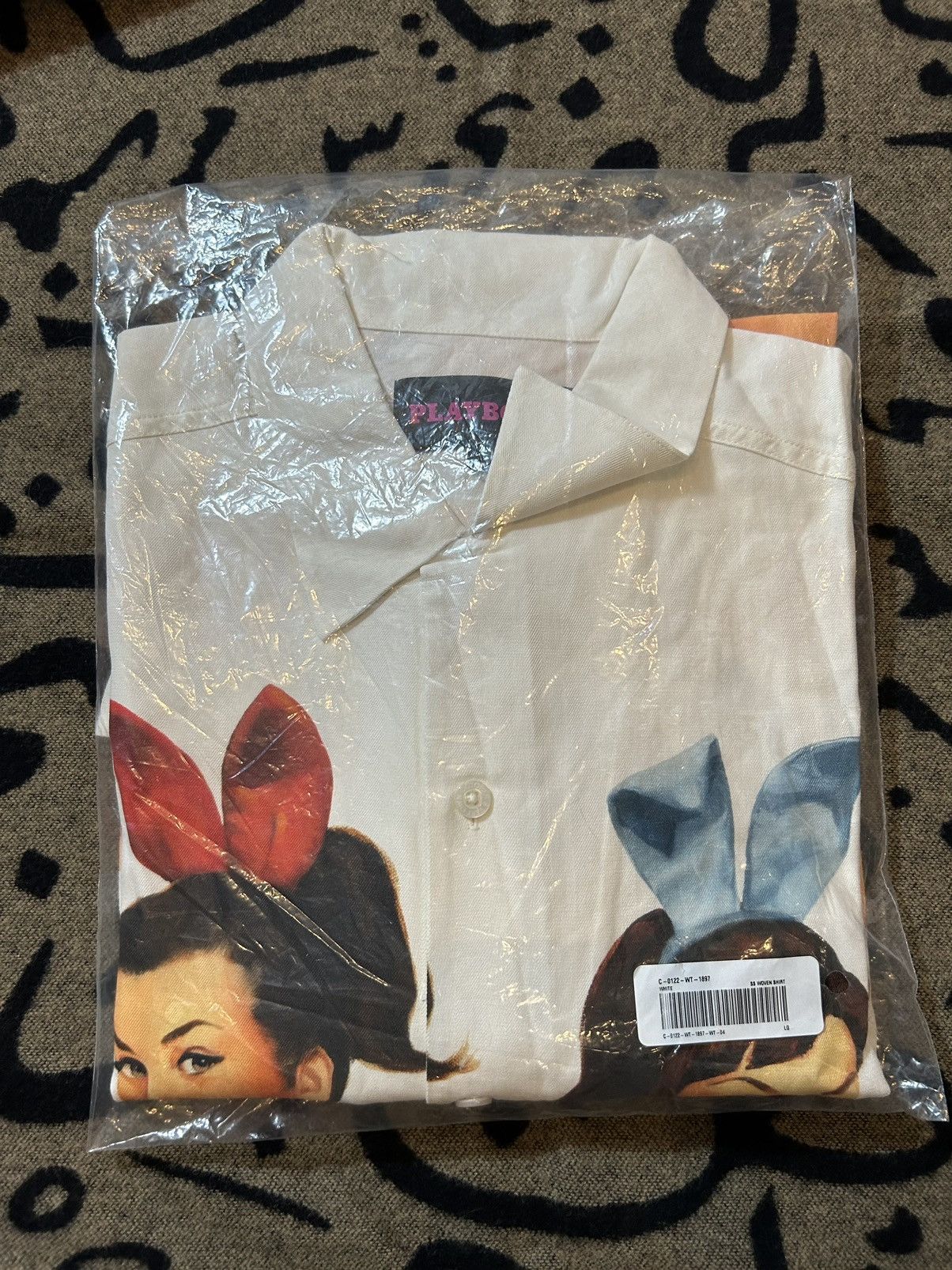 October's Very Own × Playboy PLAYBOY x OVO Bunny Silk Shirt Size US L / EU 52-54 / 3 - 1 Thumbnail
