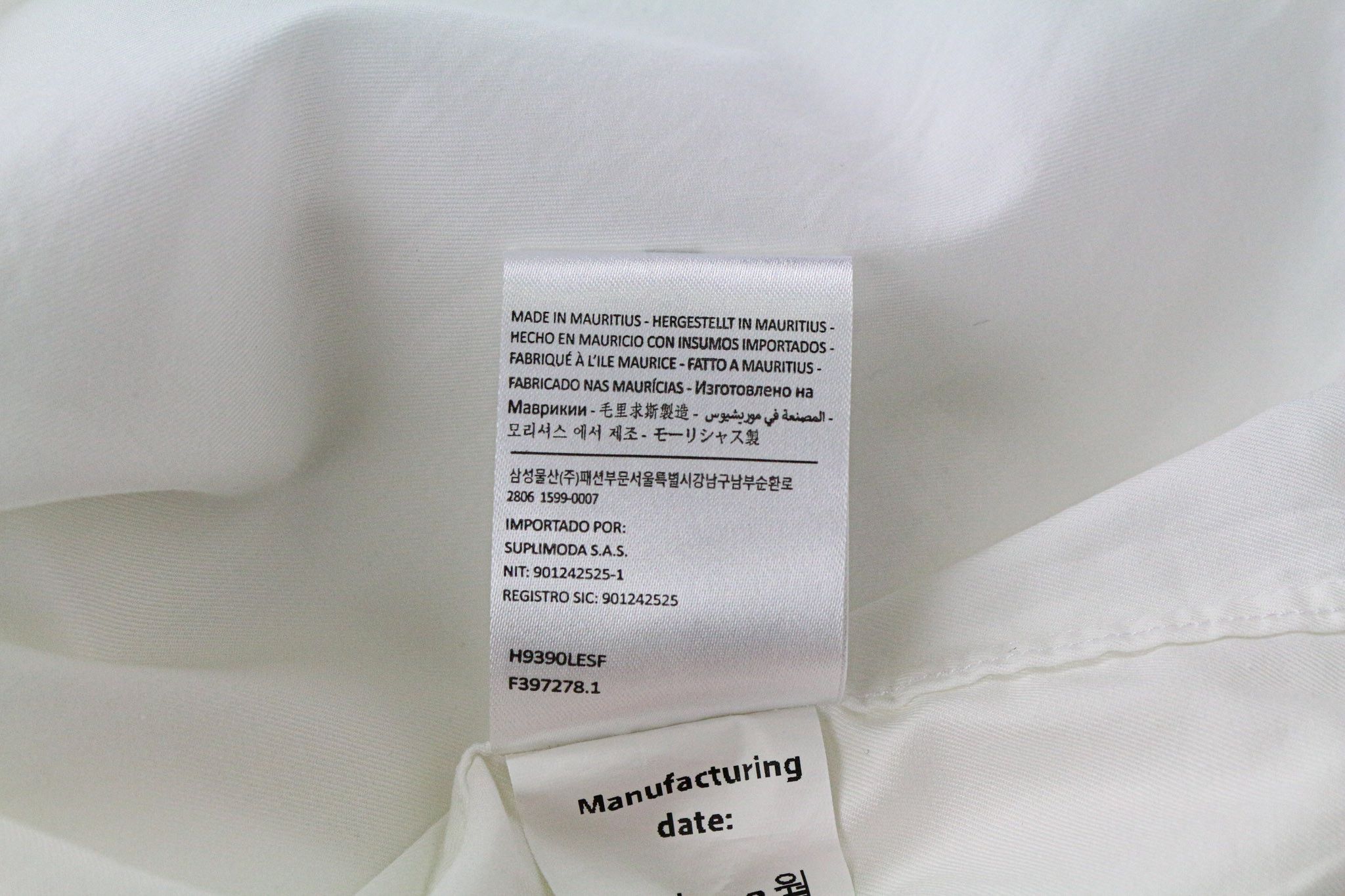 Suitsupply 43/ 17 Solid White Extra Slim Cut Egyptian Cotton 72924 Size 42R - 7 Thumbnail