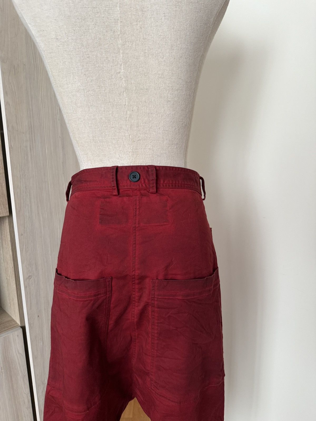 Rundholz Rundholz Avant-Garde Drop Crotch Pants Size 31" - 5 Thumbnail