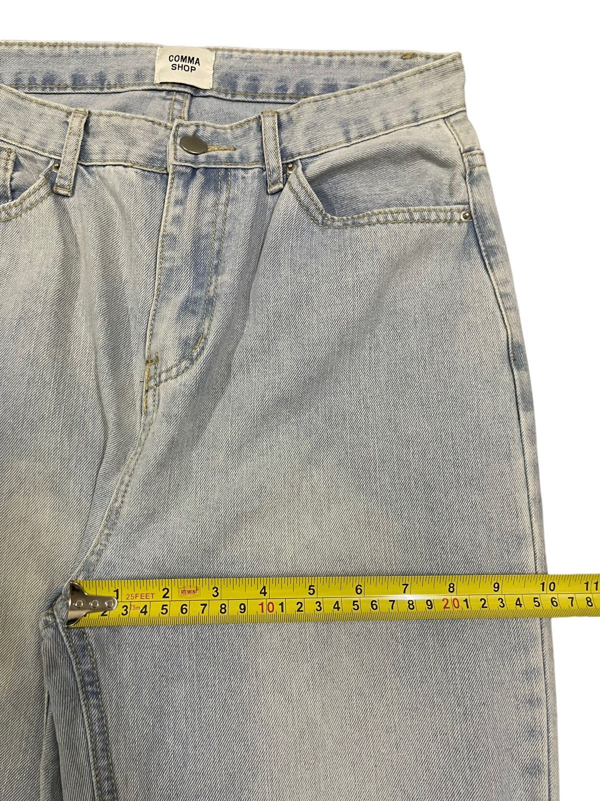 Hysteric Glamour Vintage Japanese Brand Blue Wash Distressed Baggy Jeans Size US 29 - 11 Thumbnail