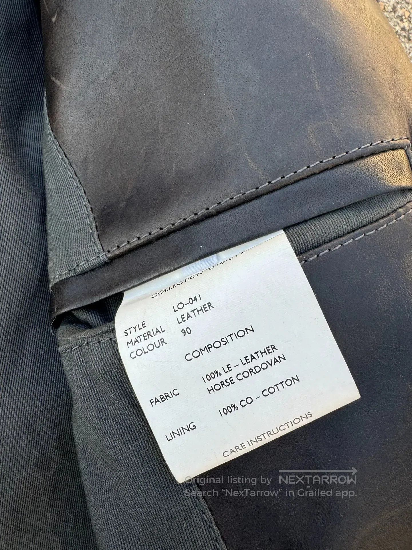 Carol Christian Poell Carol Christian Poell Crash Seam Leather Jacket. Size US S / EU 44-46 / 1 - 4 Thumbnail