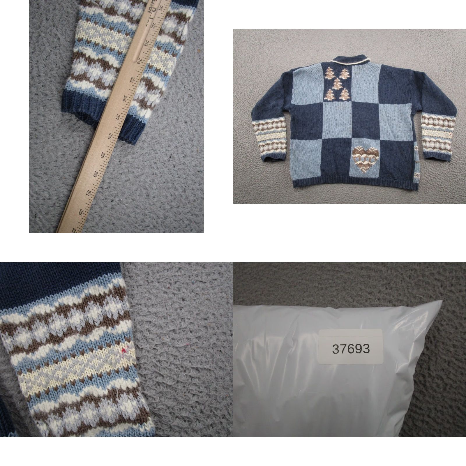 Vintage Vintage Christopher Banks Button Up Hand Embroidered Cardigan Patchwork Size L Size L / US 10 / IT 46 - 8 Thumbnail