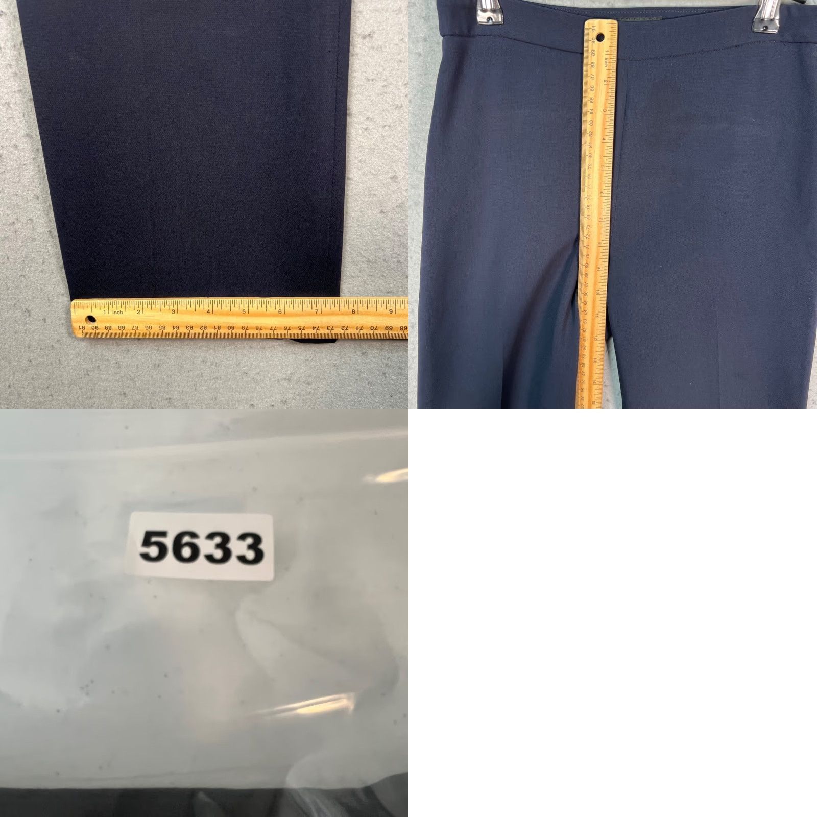 Theory Theory Womens Navy Blue Trousers Dress Pants Straight Leg XS-00 Collection Shoes? Size 24" / US 00 / IT 34 - 8 Thumbnail
