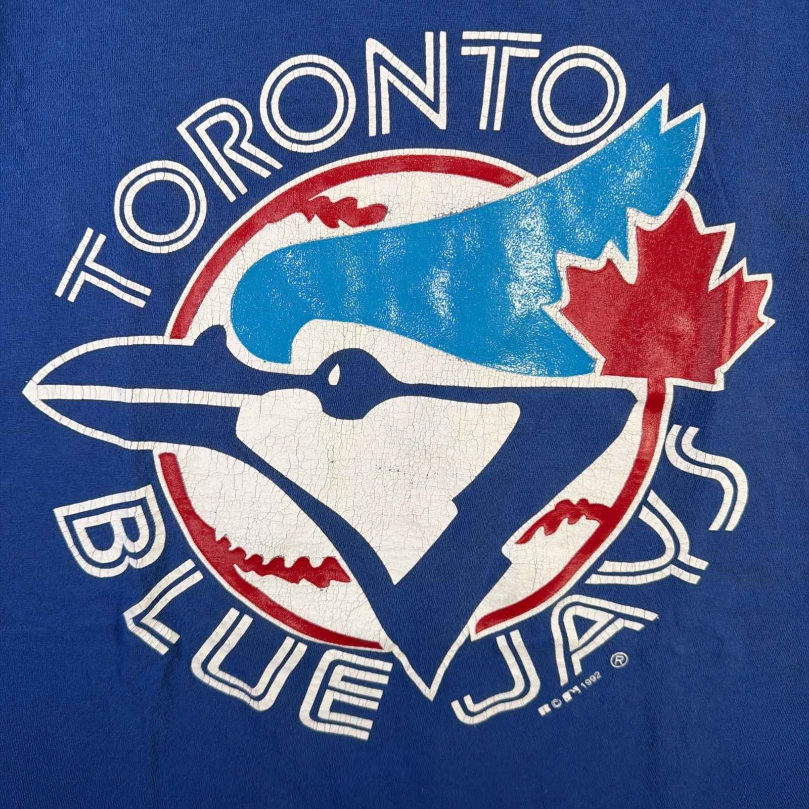 MLB Vintage Toronto Blue Jays Shirt Mens Large Blue 90s Baseball Size US L / EU 52-54 / 3 - 2 Thumbnail