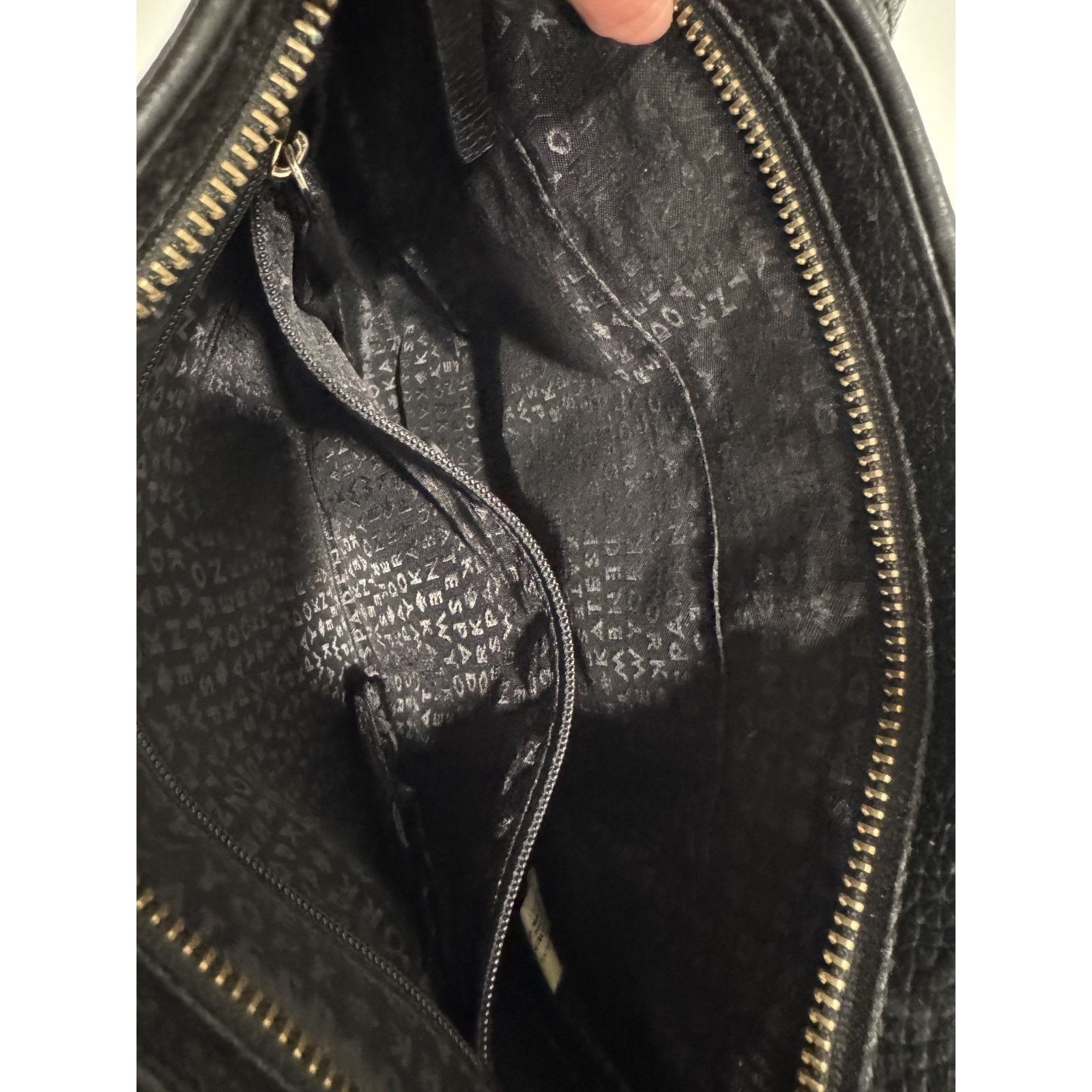 Kate Spade Kate Spade Black Pebbled Leather Crossbody Bag Tassel Medium Size ONE SIZE - 7 Thumbnail