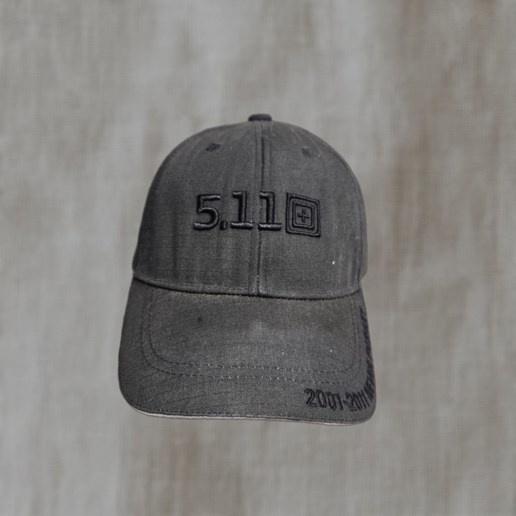 Vintage VINTAGE 5.11 Tactical Hat Baseball Cap Unisex One Size Black 9/11 Flight 93 Memorial Theme Mens Womens Girls Boys Size ONE SIZE - 1 Thumbnail