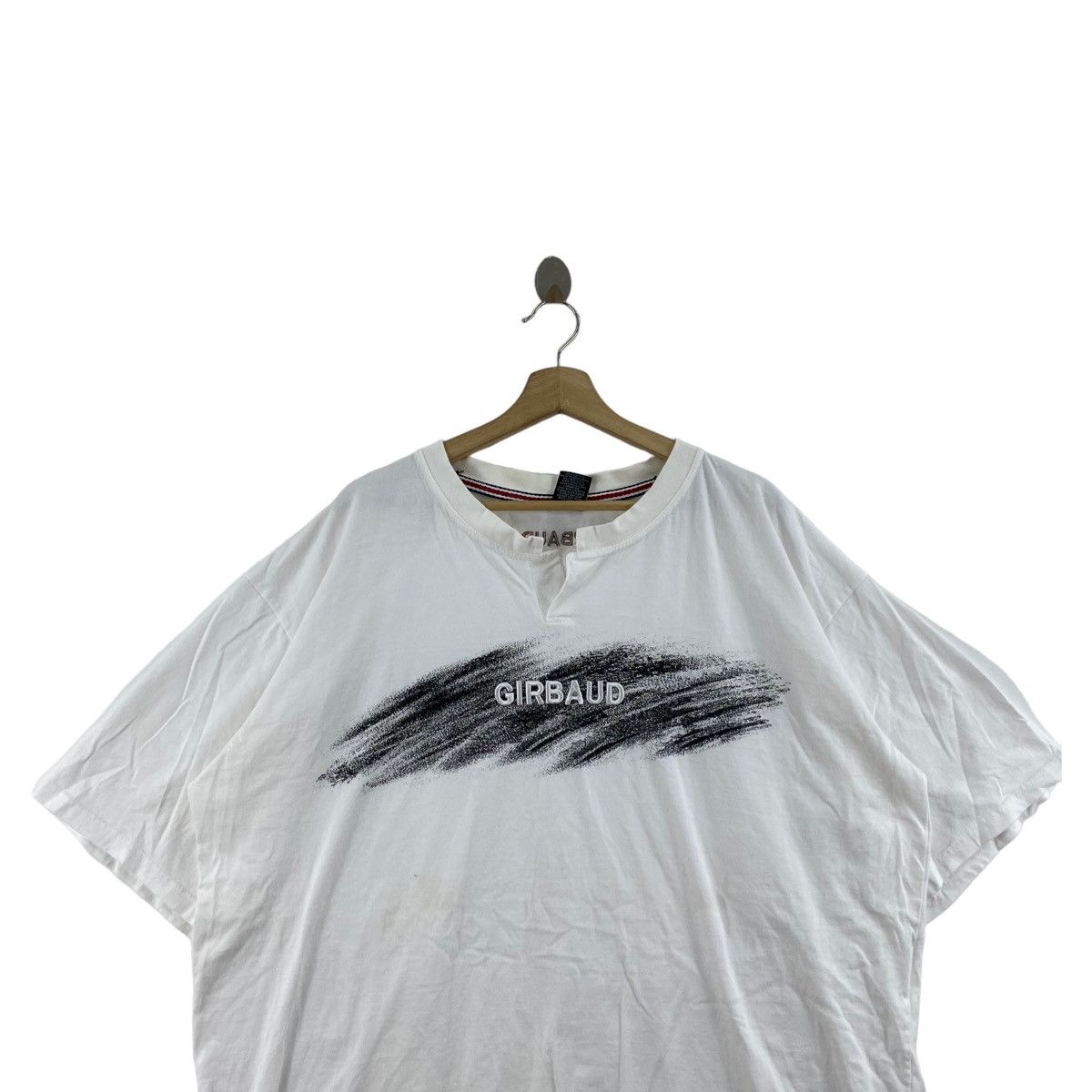 Marithe + Francois Girbaud MARITHÉ FRANÇOIS GIRBAUD Embroidered Brand Oversize White Size US XXL / EU 58 / 5 - 2 Thumbnail