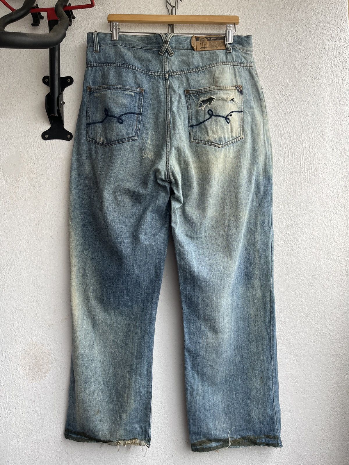 LRG Vintage LRG Streetwear Skateboard Denim Baggy Jeans Size US 36 / EU 52 - 2 Thumbnail