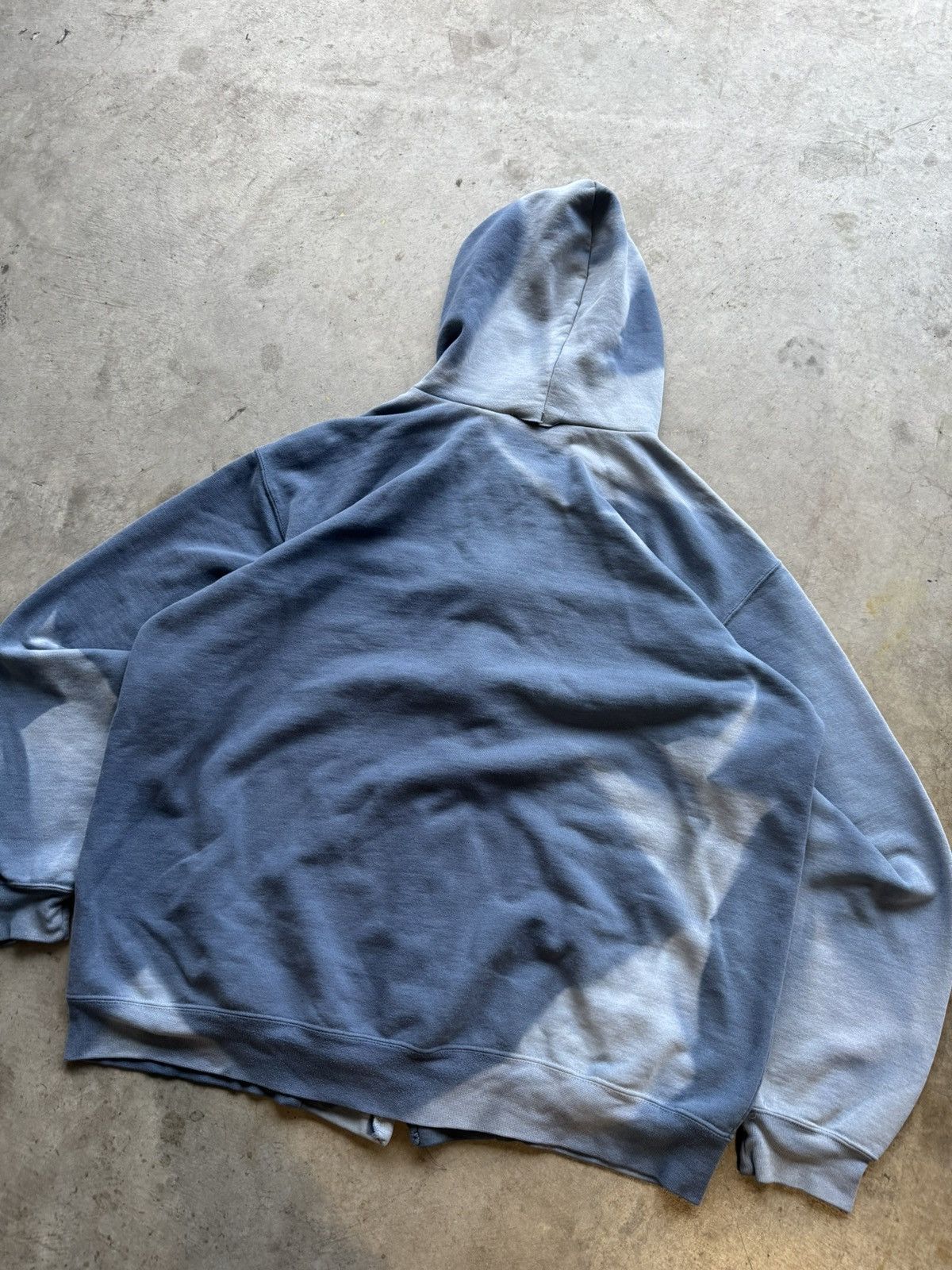 Akimbo Club × Carhartt Vintage 90s Carhartt Faded Blue Zip Up Hoodie Size US XL / EU 56 / 4 - 4 Thumbnail