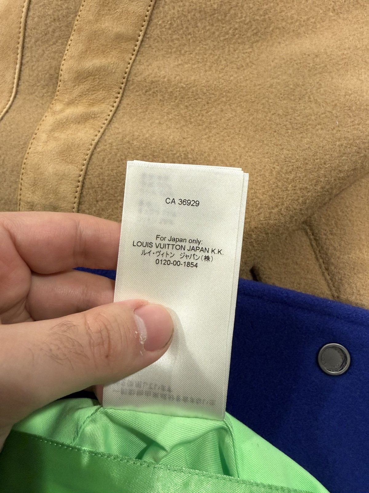 Louis Vuitton Louis Vuitton Blue Gradient Monogram Varsity Leather Jacket Size US XL / EU 56 / 4 - 12 Thumbnail