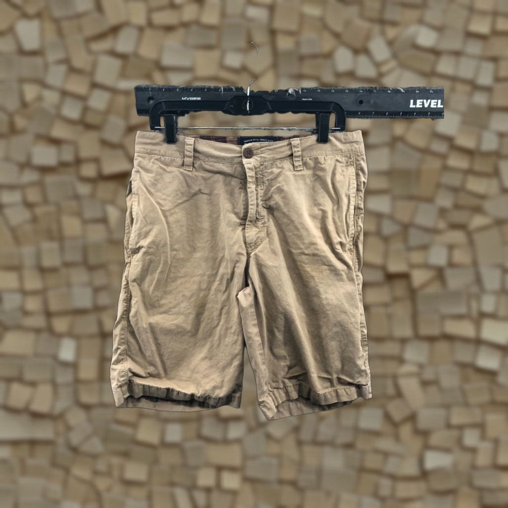 Vintage The New Ivy Shorts Mens 32 Mid Rise Medium Wash Beige Size US 32 / EU 48 - 1 Thumbnail