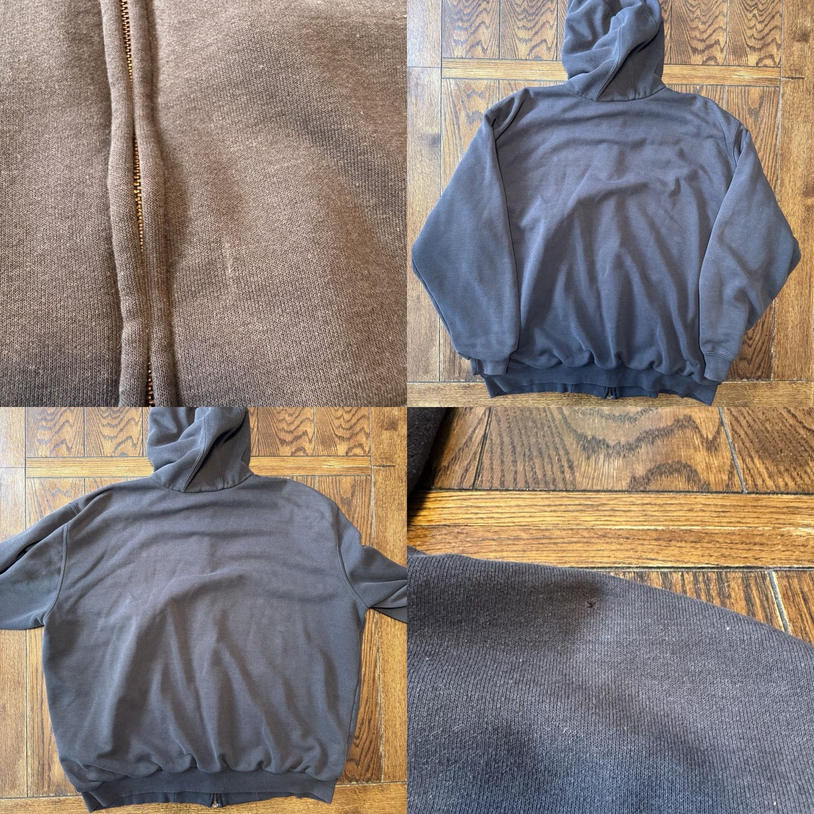 Carhartt VTG Carhartt J149 Jacket Mens 2XL Tall Thermal Lined Black Full Zip Hoodie Work Jacket Size US XXL / EU 58 / 5 - 8 Thumbnail