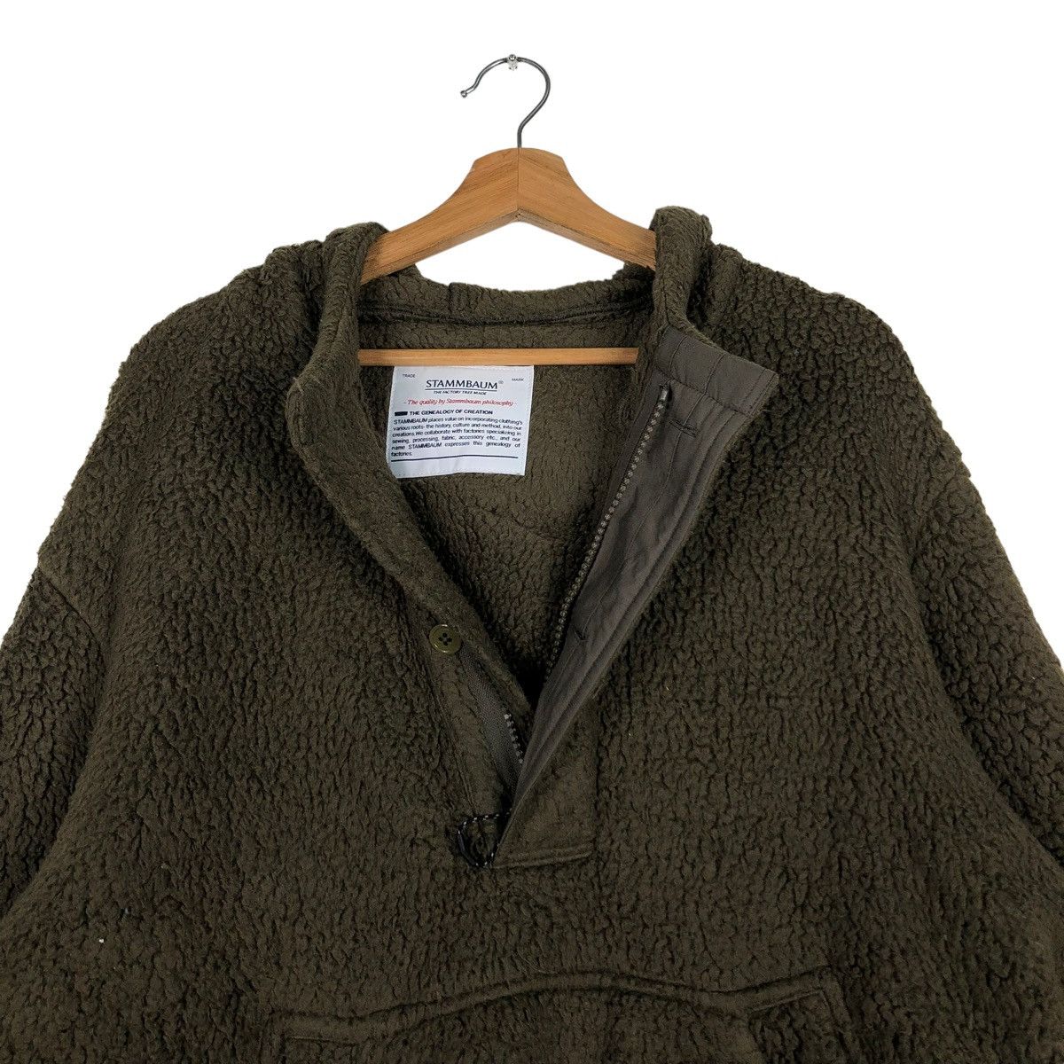 Hysteric Glamour 🔥Anorak Jacket Fleece Hoodie Military Style Stammbaum Size US L / EU 52-54 / 3 - 13 Thumbnail