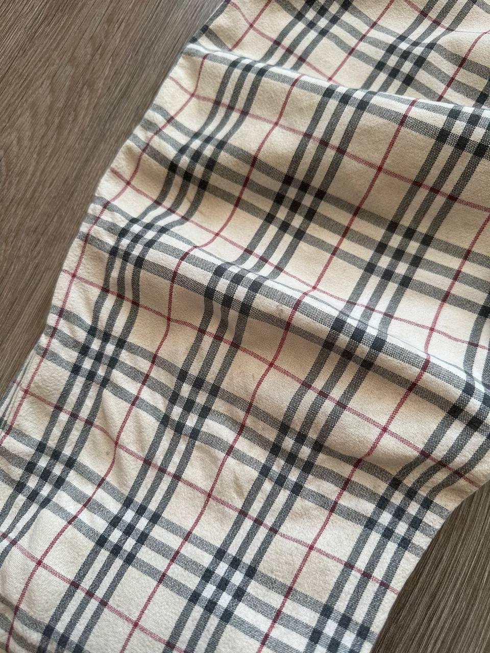 Burberry × Vintage Vintage Burberry Beige Nova Check Pants Size US 31 - 8 Thumbnail