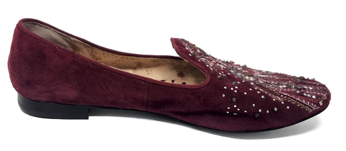 Sam Edelman Sam Edelman Avalon Suede Embellished Slip On Loafers Sz 7 M Size US 7 / IT 37 - 4 Thumbnail