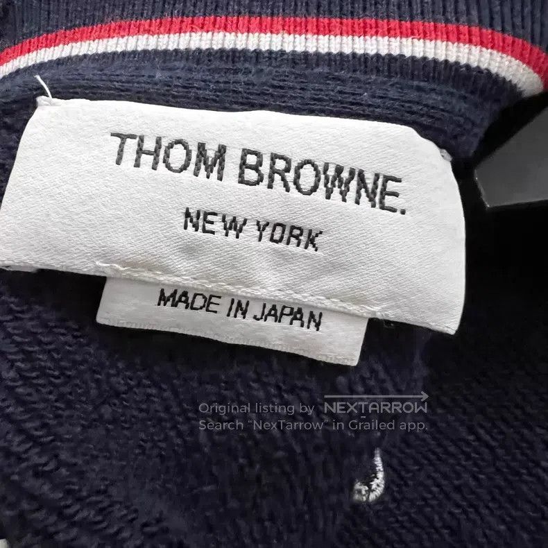 Thom Browne Thom Browne Shark Embroidered Zip-up Hoodie Size US L / EU 52-54 / 3 - 5 Thumbnail