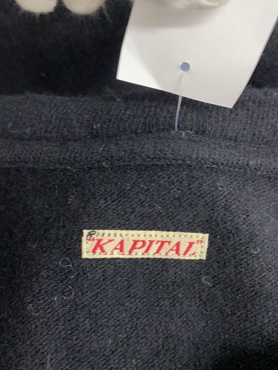 Kapital V Neck Wool Knit Sweater Size US M / EU 48-50 / 2 - 6 Thumbnail