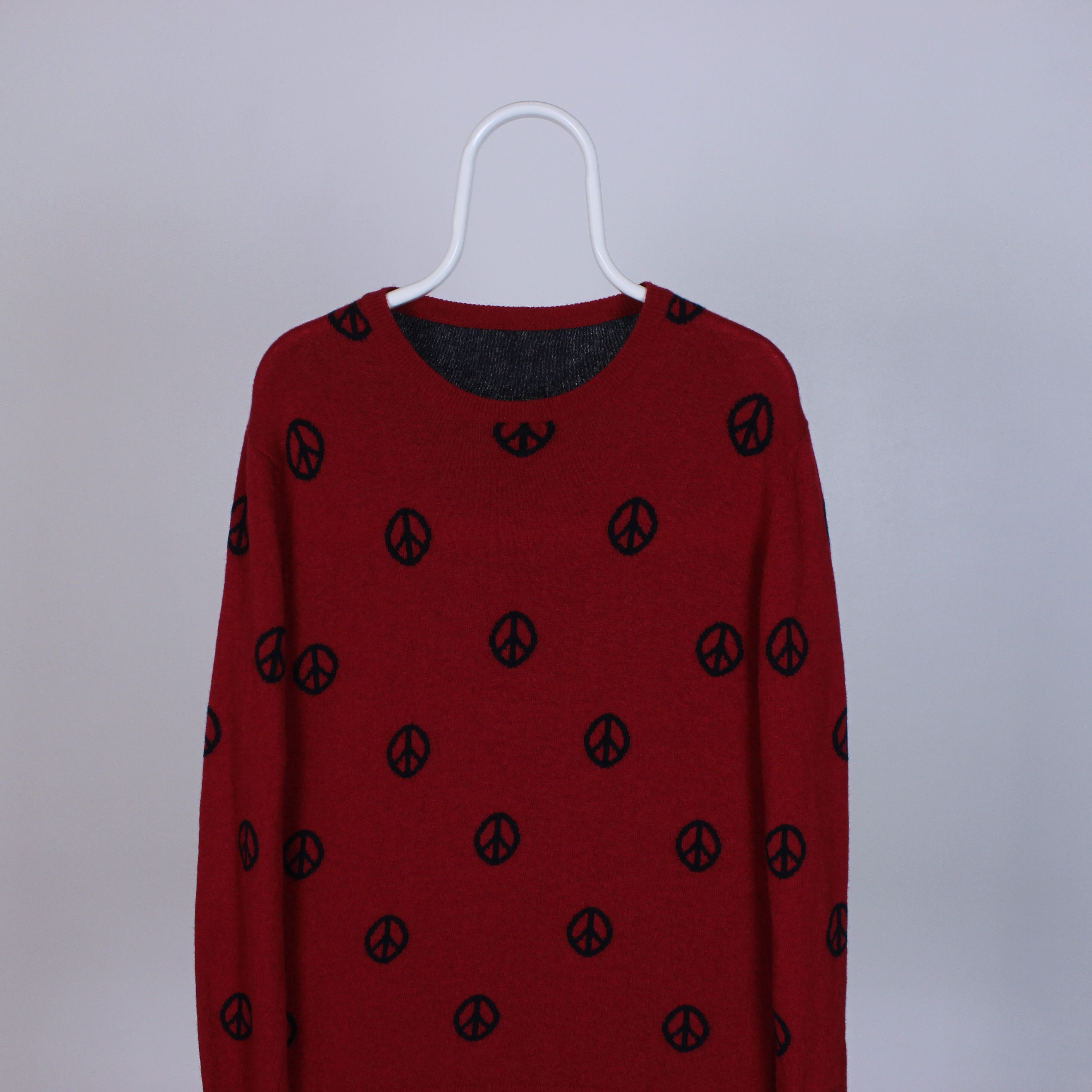 Love Machine Love Moschino sweater wool rarity M L logo Size US L / EU 52-54 / 3 - 3 Thumbnail