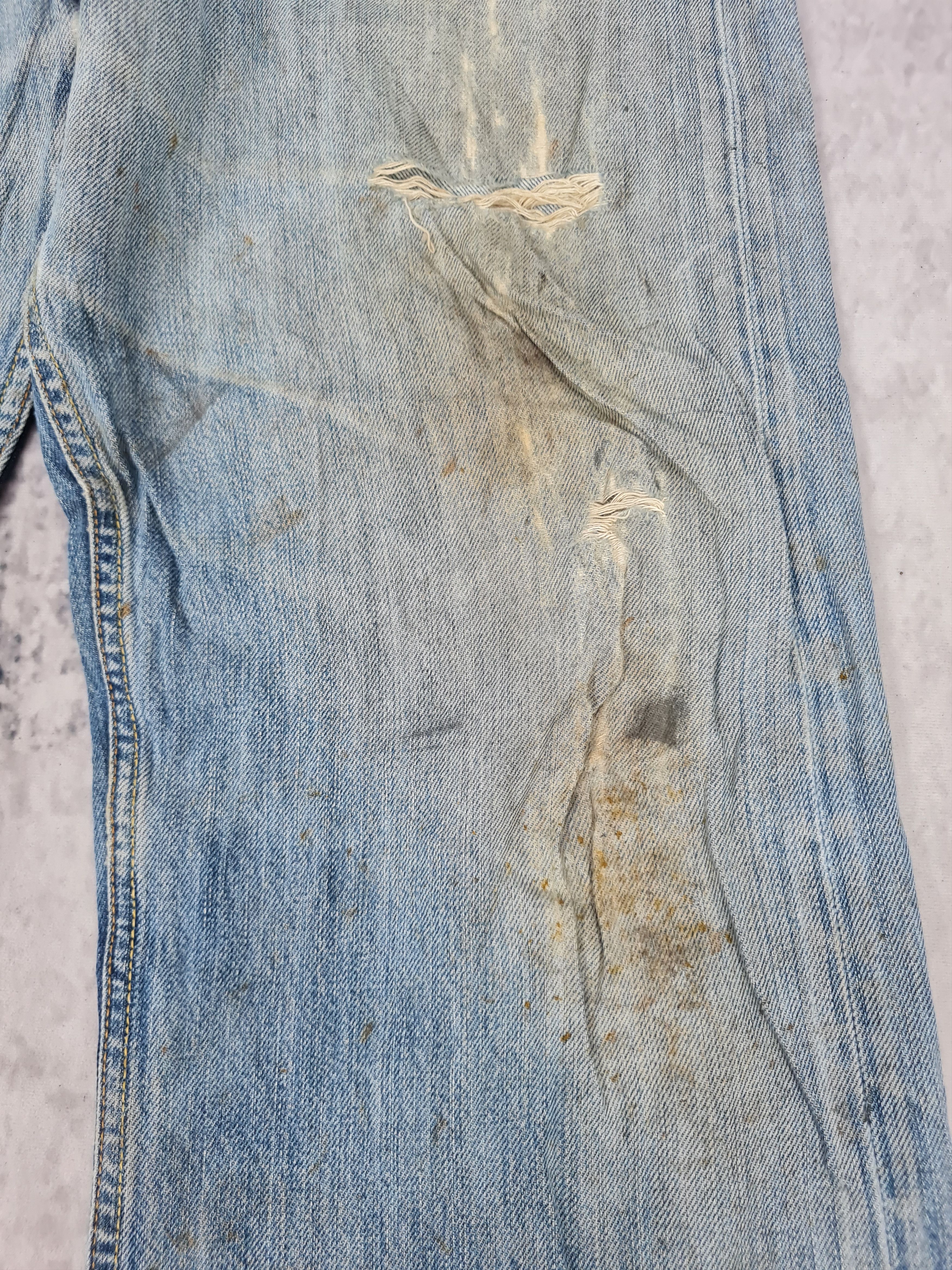 Levi's Vtg LEVIS 501 Distressed Faded Worn Jeans L0380 Size 34X29 Size US 34 / EU 50 - 5 Thumbnail