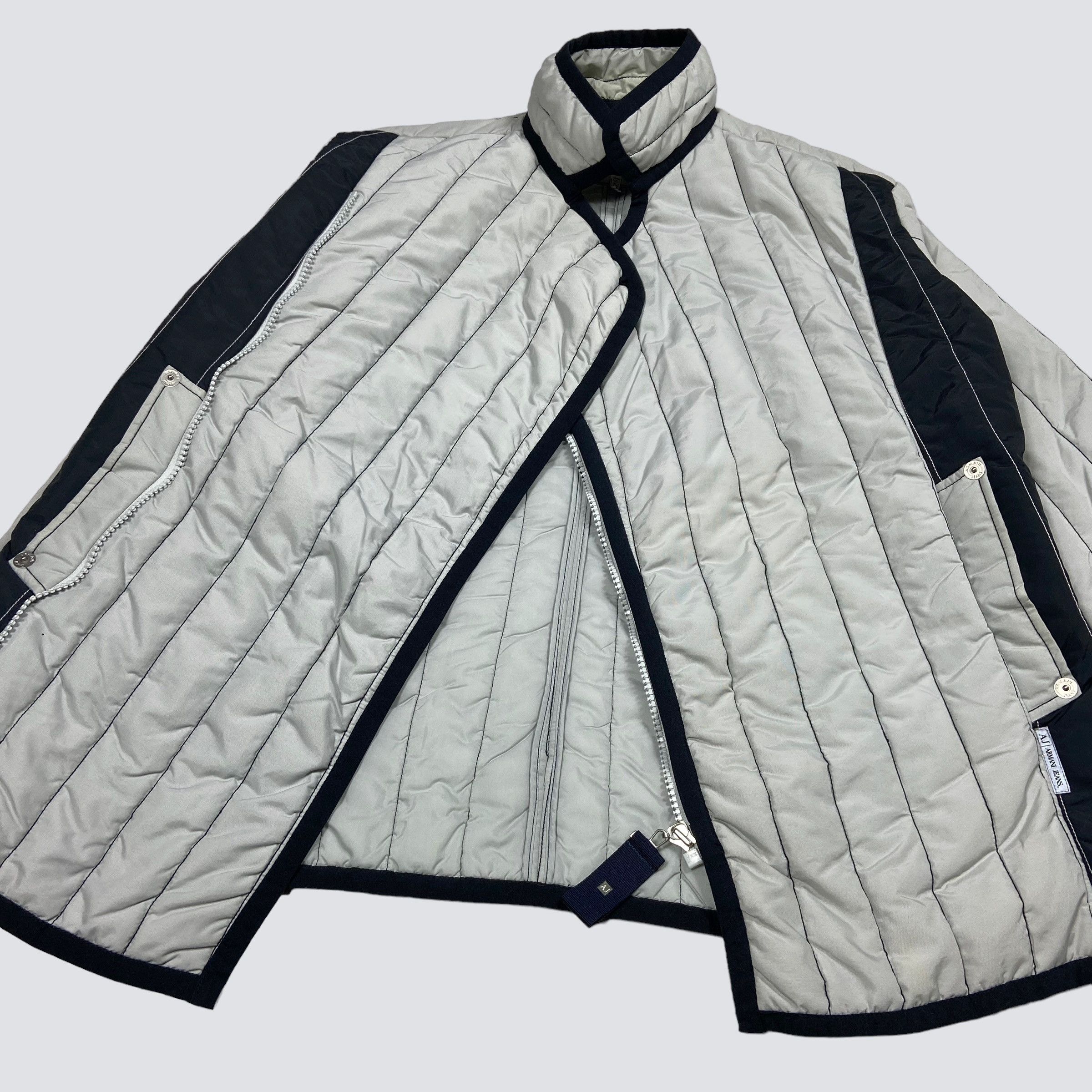 Armani 1990s ARCHIVE ARMANI LINER NYLON JACKET - № 2112 Size US L / EU 52-54 / 3 - 3 Thumbnail