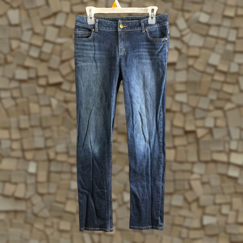 Vera Wang Vera Wang Womens Jeans Mid Rise Straight Leg 6 Medium Wash Blue Denim Size 28" / US 6 / IT 42 - 1 Thumbnail
