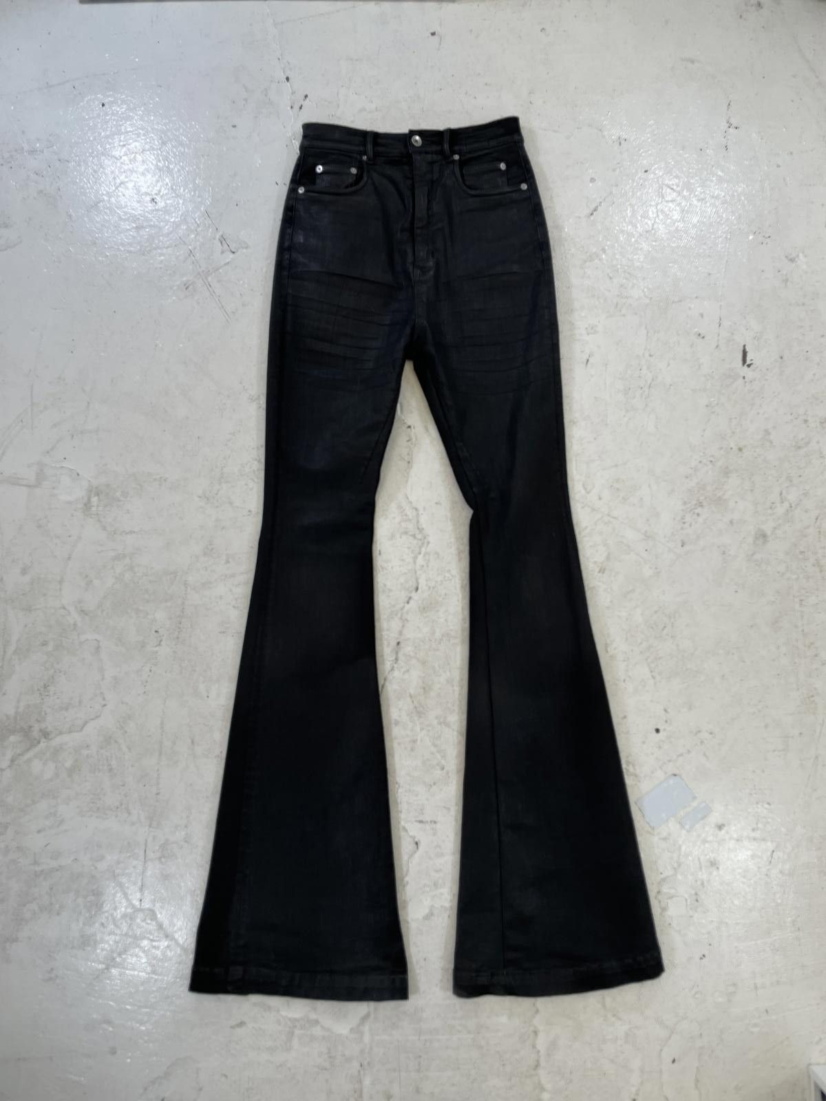 Rick Owens × Rick Owens Drkshdw Bolan Bootcut Waxed Denim | Grailed