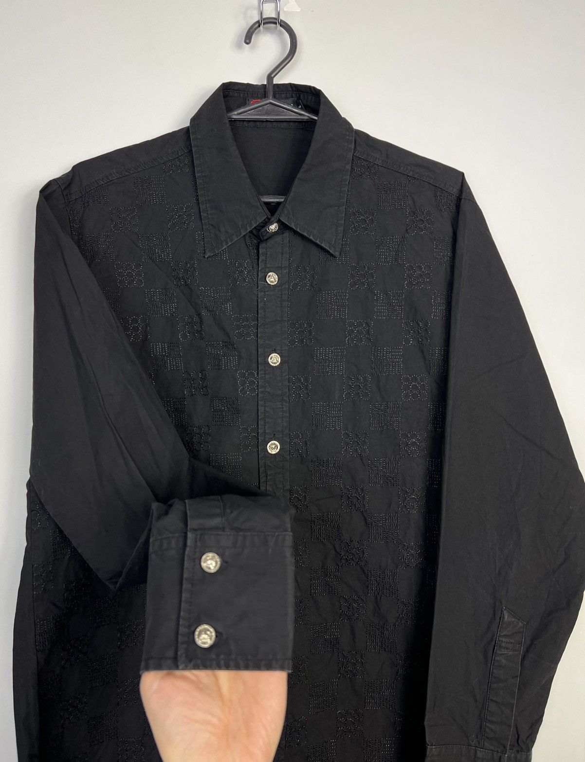 Versace Versace Jeans Couture Sport Shirt with Logo Buttons, Meduza Size US M / EU 48-50 / 2 - 2 Thumbnail