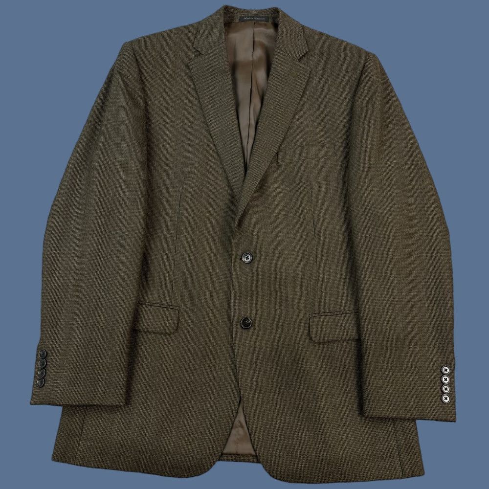 Ralph Lauren Lauren Ralph Lauren Blazer Mens 42L Brown Wool Sport Coat Jacket Business Casual Size 42R - 1 Thumbnail