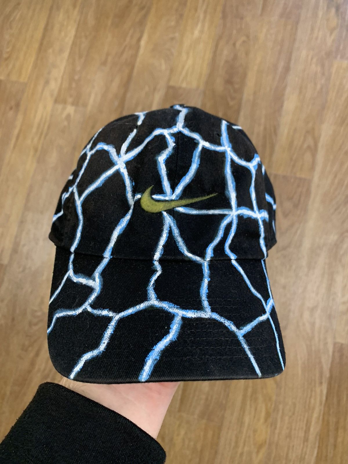 Nike Nike Thunder Painted Custom 1of1 Cap Size ONE SIZE - 1 Thumbnail