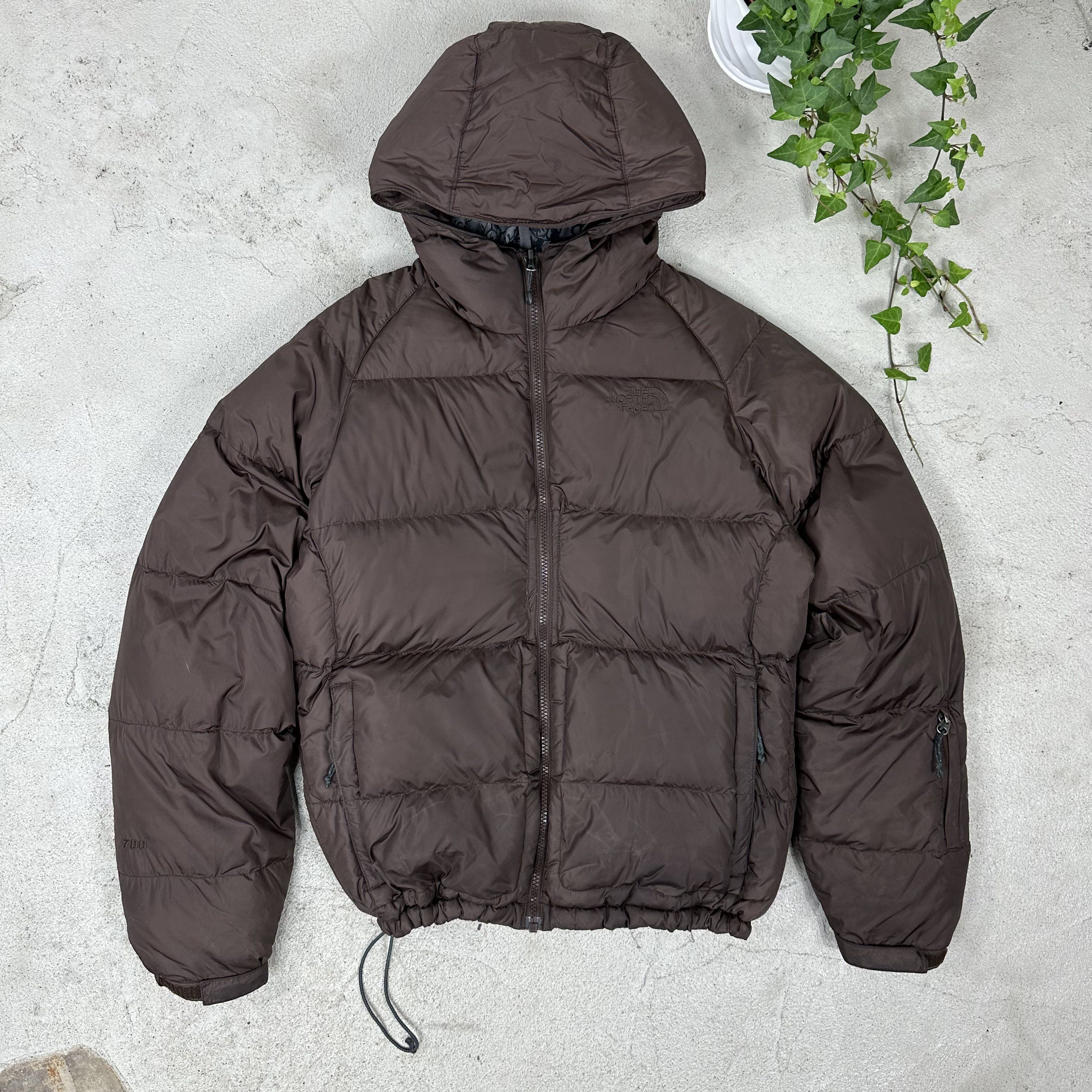 image of Hype x The North Face Brown Nuptse Puffer Jacket Kylie Jenner, Women's (Size Large)