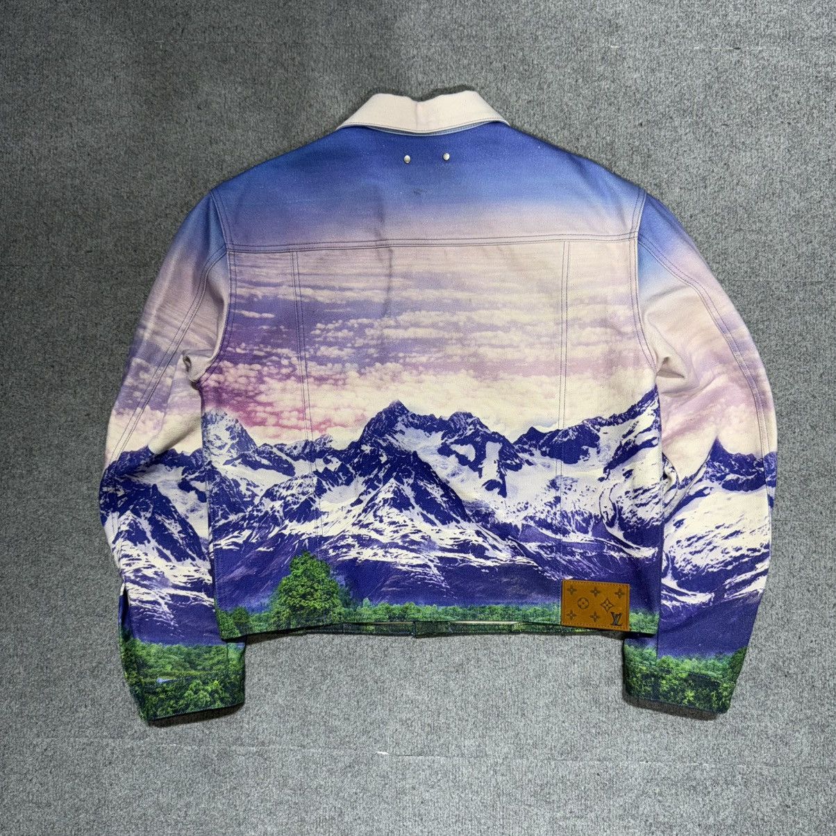 Louis Vuitton × Virgil Abloh Louis Vuitton x Virgil Abloh SS22 Landscape Denim Jacket Size US L / EU 52-54 / 3 - 3 Thumbnail