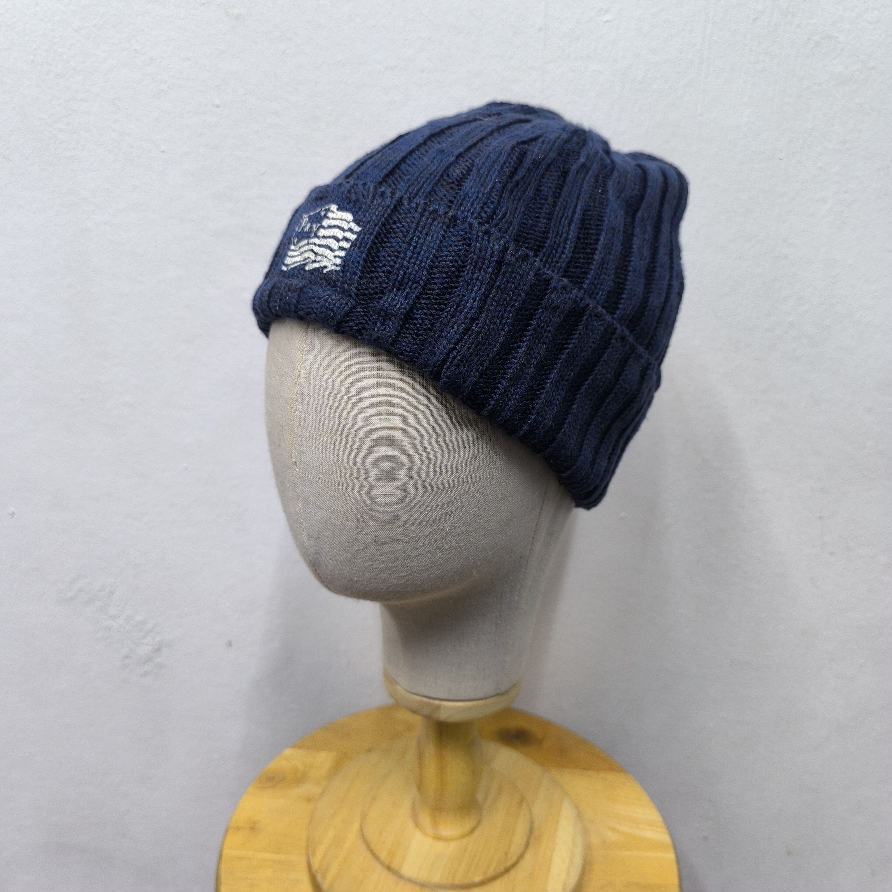 Japanese Brand 💥 Perple & yellow japan flag design beanie hat Size ONE SIZE - 2 Thumbnail