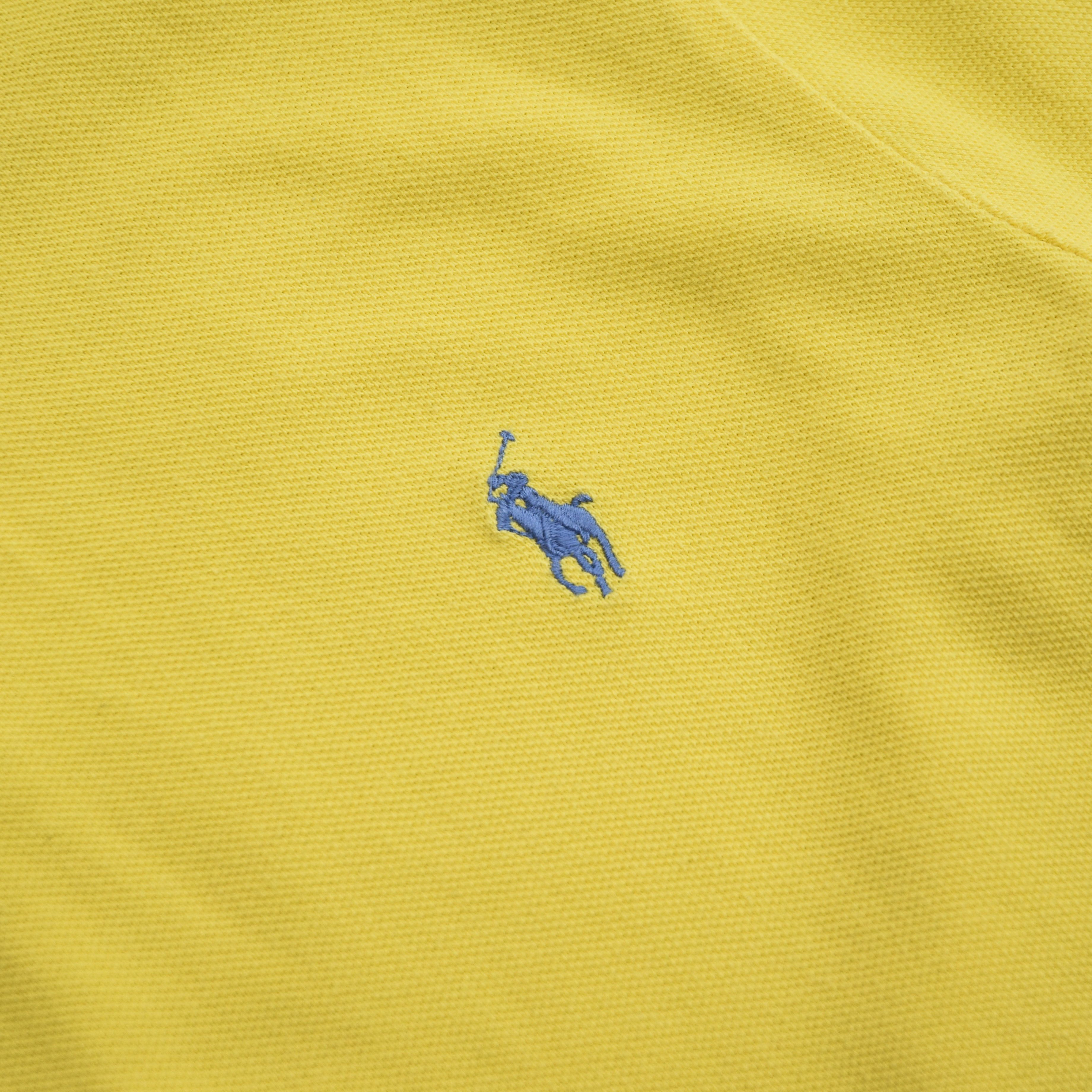 Polo Ralph Lauren Polo Ralph Lauren Slim Fit Mesh Polo Shirt Yellow Size L Size US L / EU 52-54 / 3 - 9 Thumbnail
