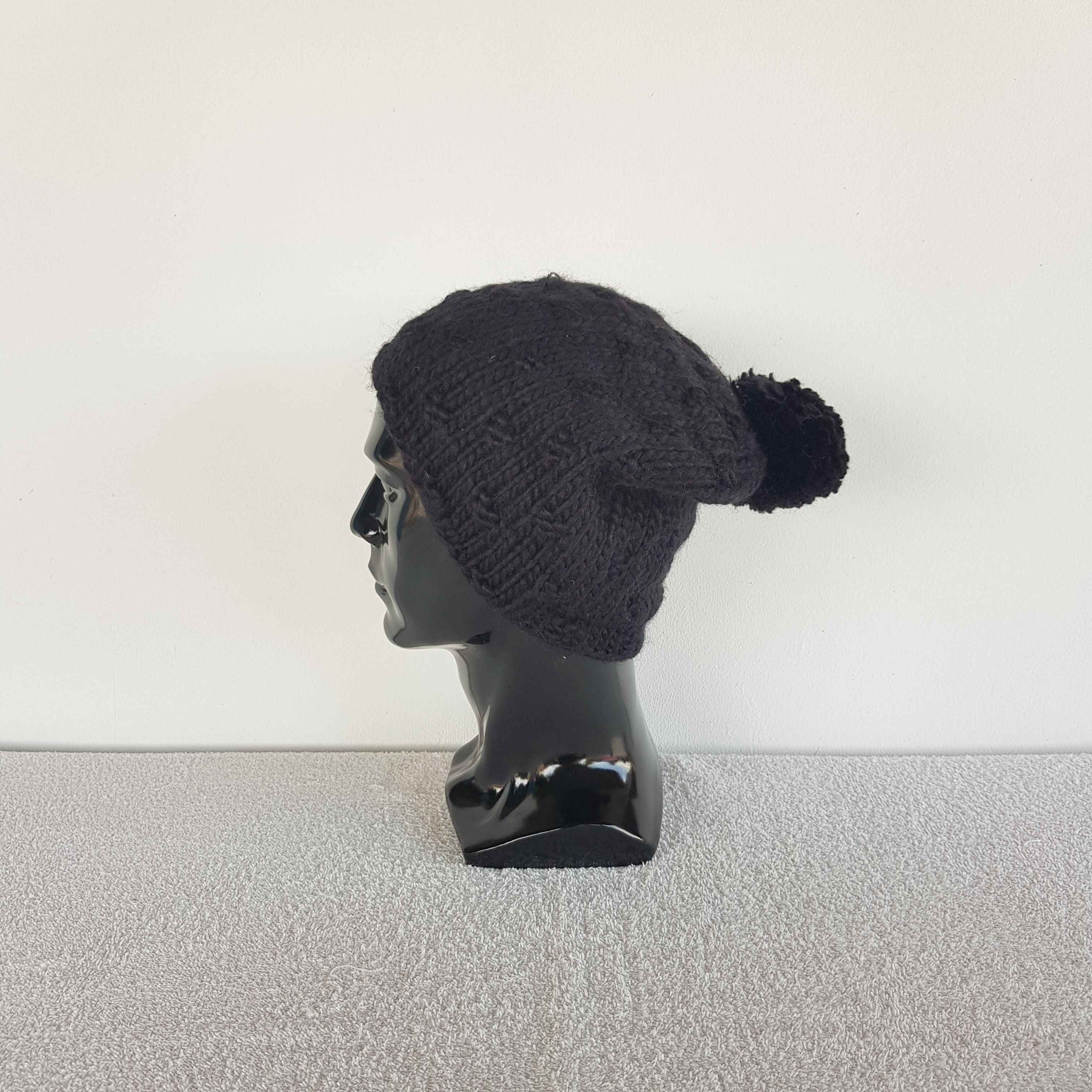 Homespun Knitwear × Y's Vintage Yohji Yamamoto Beanie YSACC Ribbed Snow Caps Hats. Size ONE SIZE - 4 Thumbnail