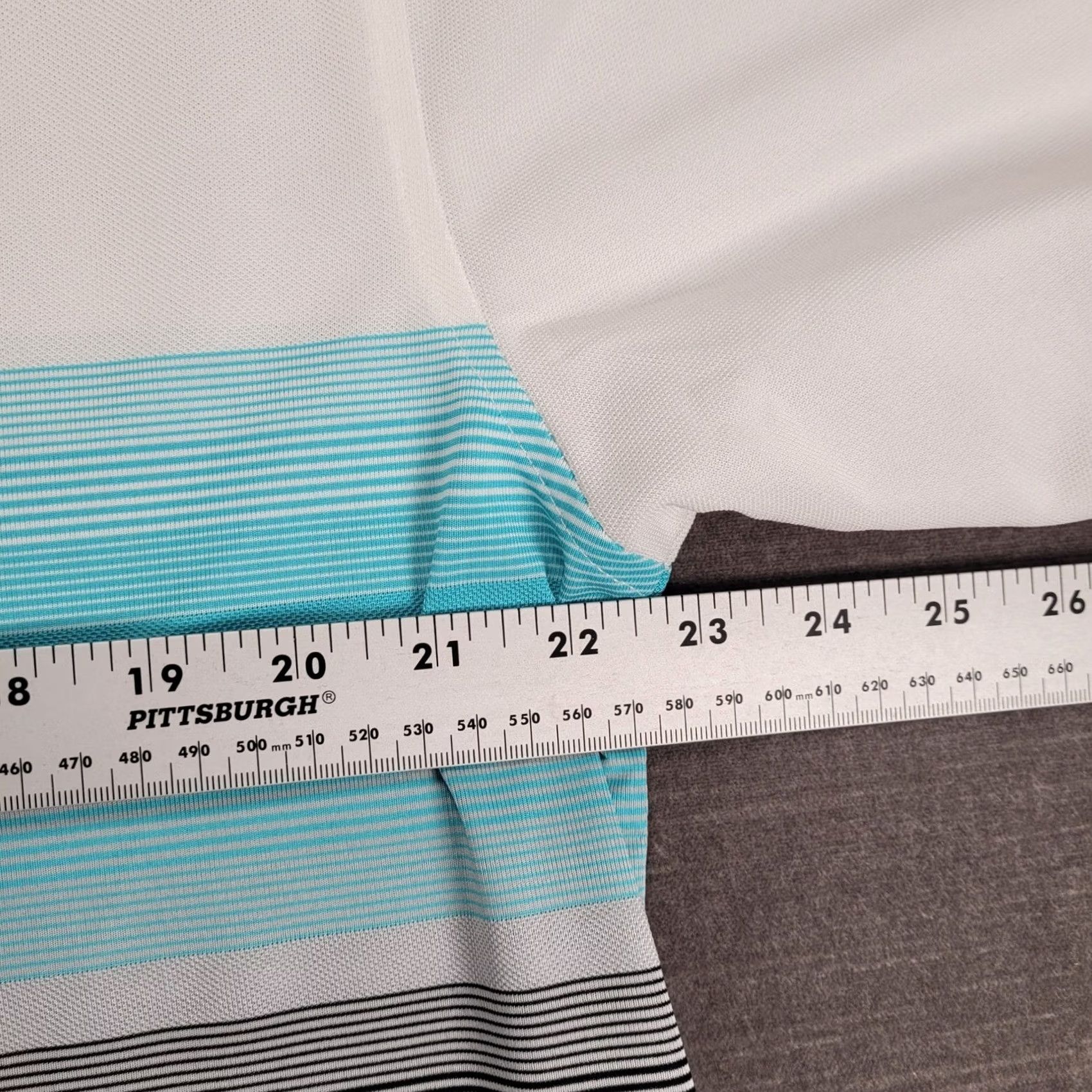 Vintage TABASCO Sport Polo Shirt Striped Golf Casual Short Sleeve Mens Large White Size US L / EU 52-54 / 3 - 7 Thumbnail