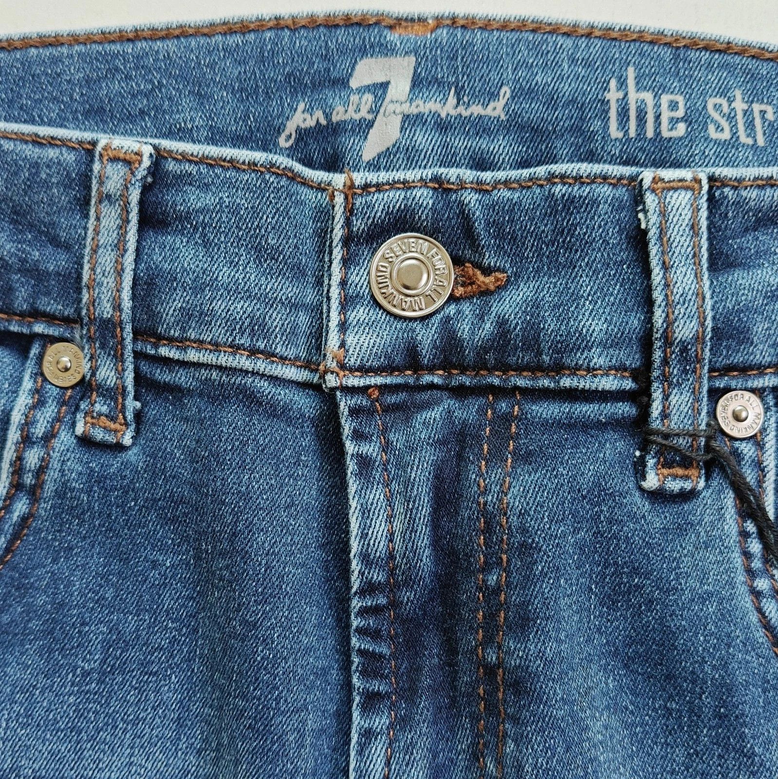 7 For All Mankind 7 For All ManKind The Straight Dayton Jeans T / 6047 Size US 33 - 3 Thumbnail
