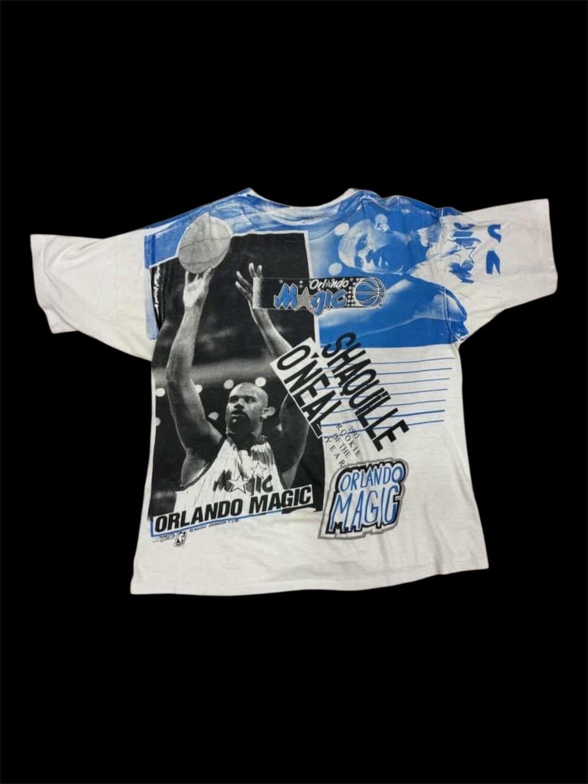 NBA Vintage 90s Shaquille O’Neil All Over Print Shirt Size US XL / EU 56 / 4 - 2 Thumbnail