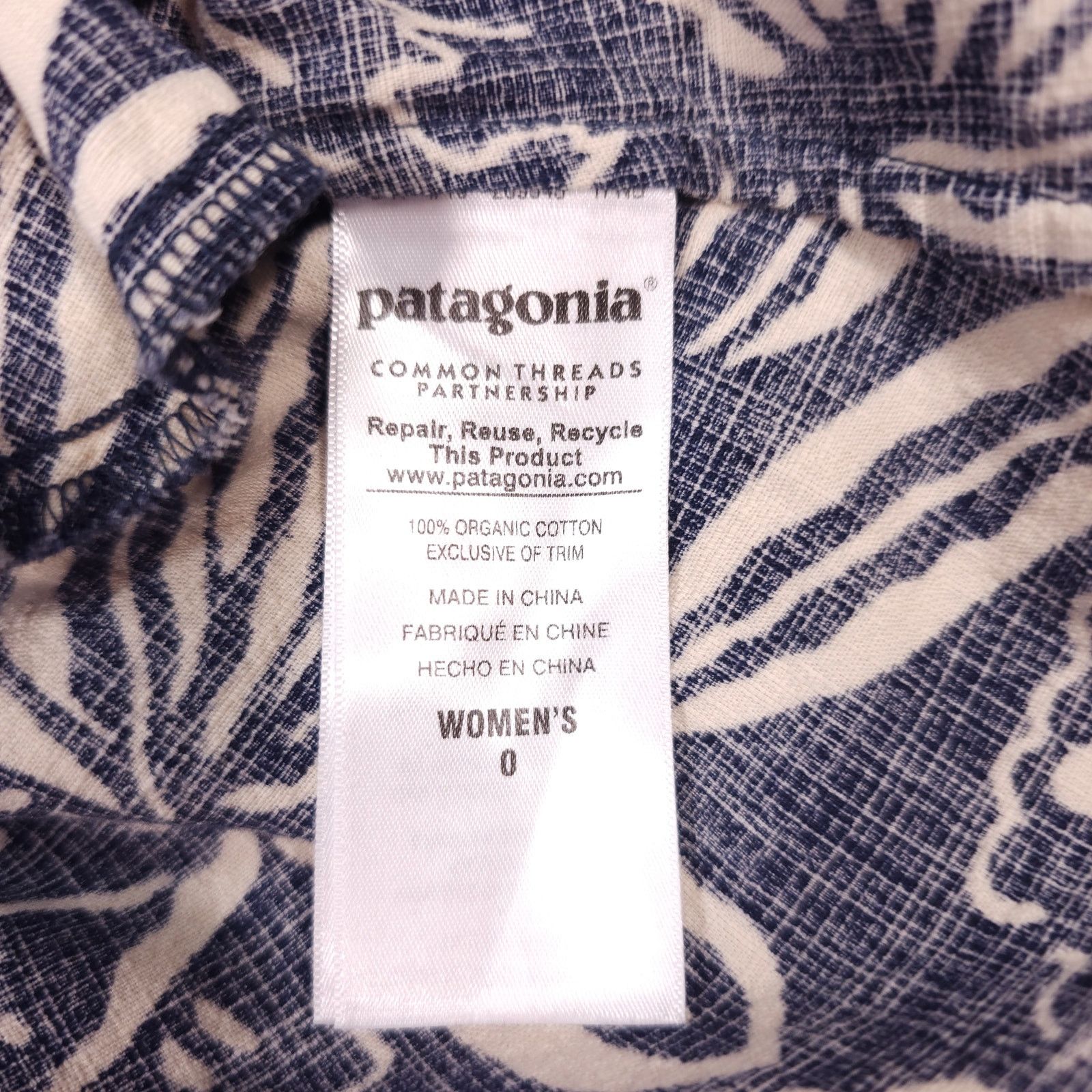 Patagonia Patagonia Limited Edition Pataloha Hawaiian Dress Blue Sz 0 Size XS / US 0-2 / IT 36-38 - 7 Thumbnail
