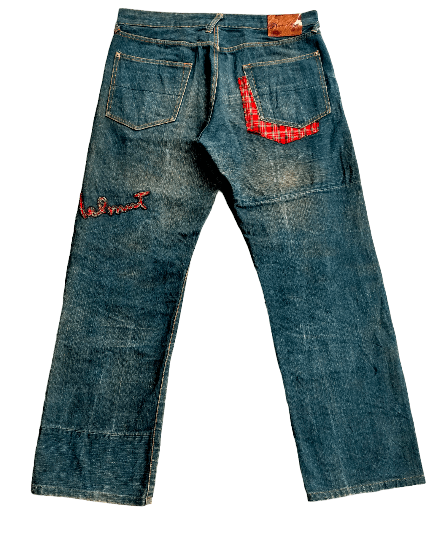 Japanese Brand Karl Helmut Hagi Patchwork Jeans Size US 34 / EU 50 - 10 Thumbnail