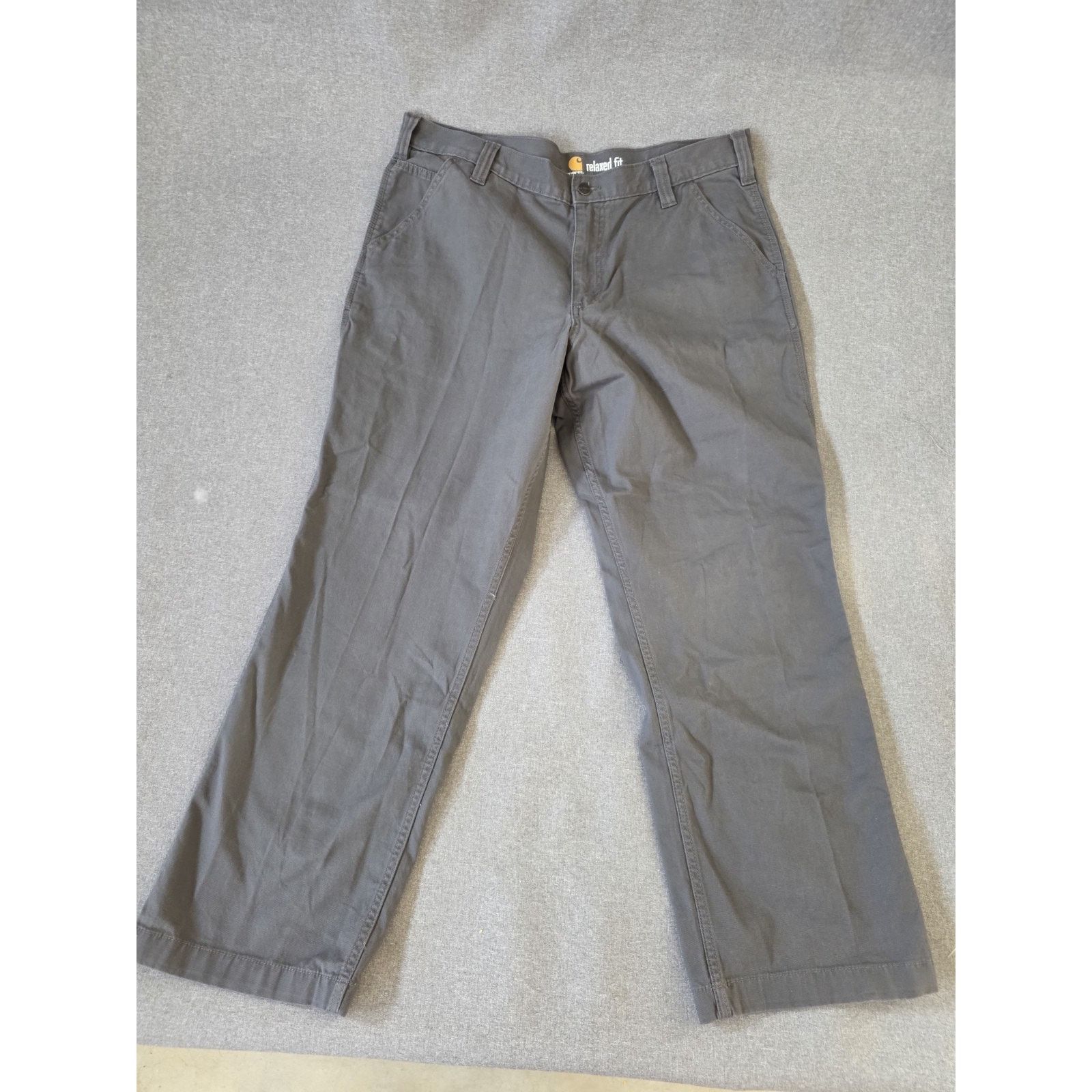 Carhartt Carhartt Gray Rugged Flex Carpenter Work Relaxed Fits 38x30 Size US 38 / EU 54 - 1 Thumbnail