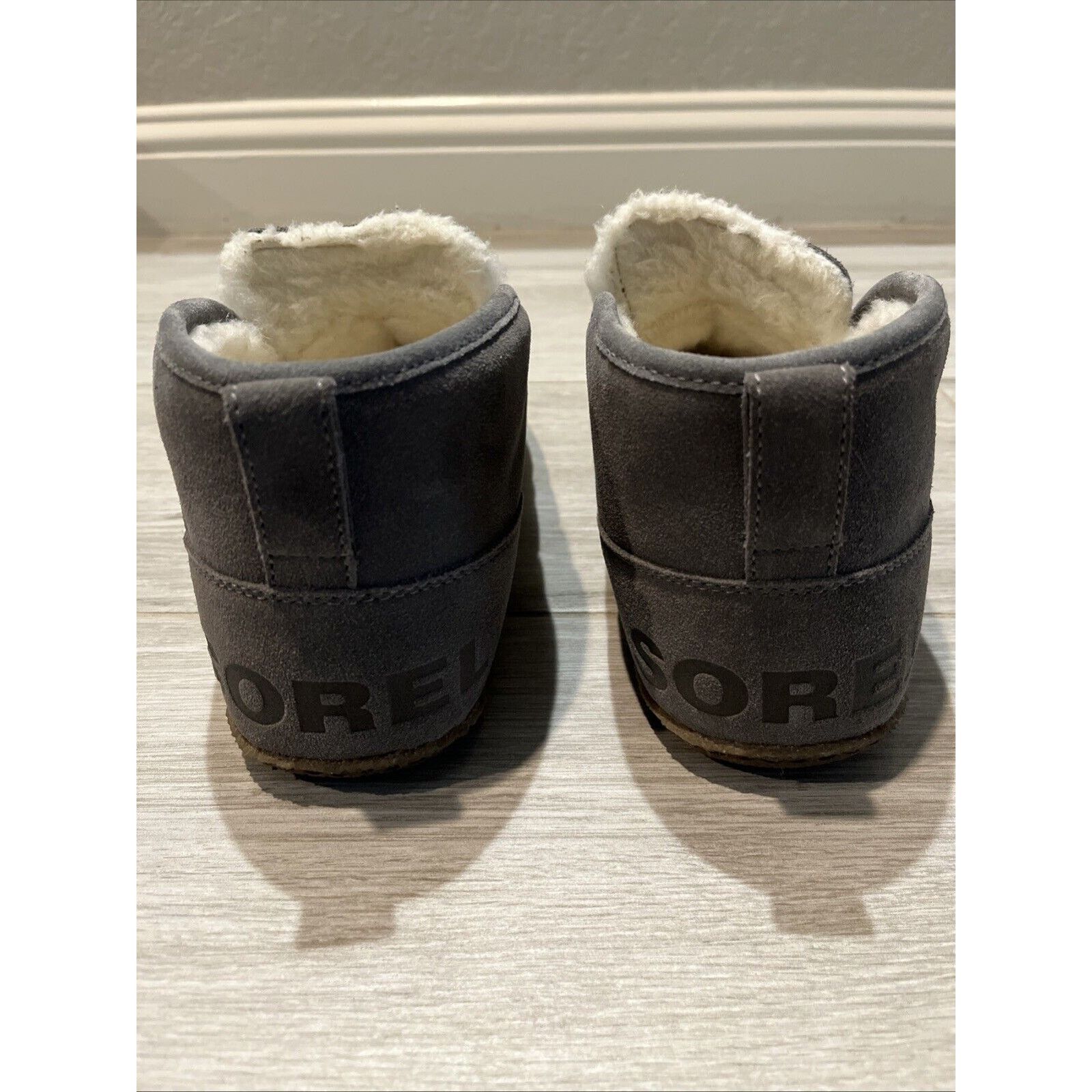 SOREL SOREL Men's 10 Manawan ll Moc Slipper Gray Moccasin Faux Fur Size US 10 / EU 43 - 3 Thumbnail