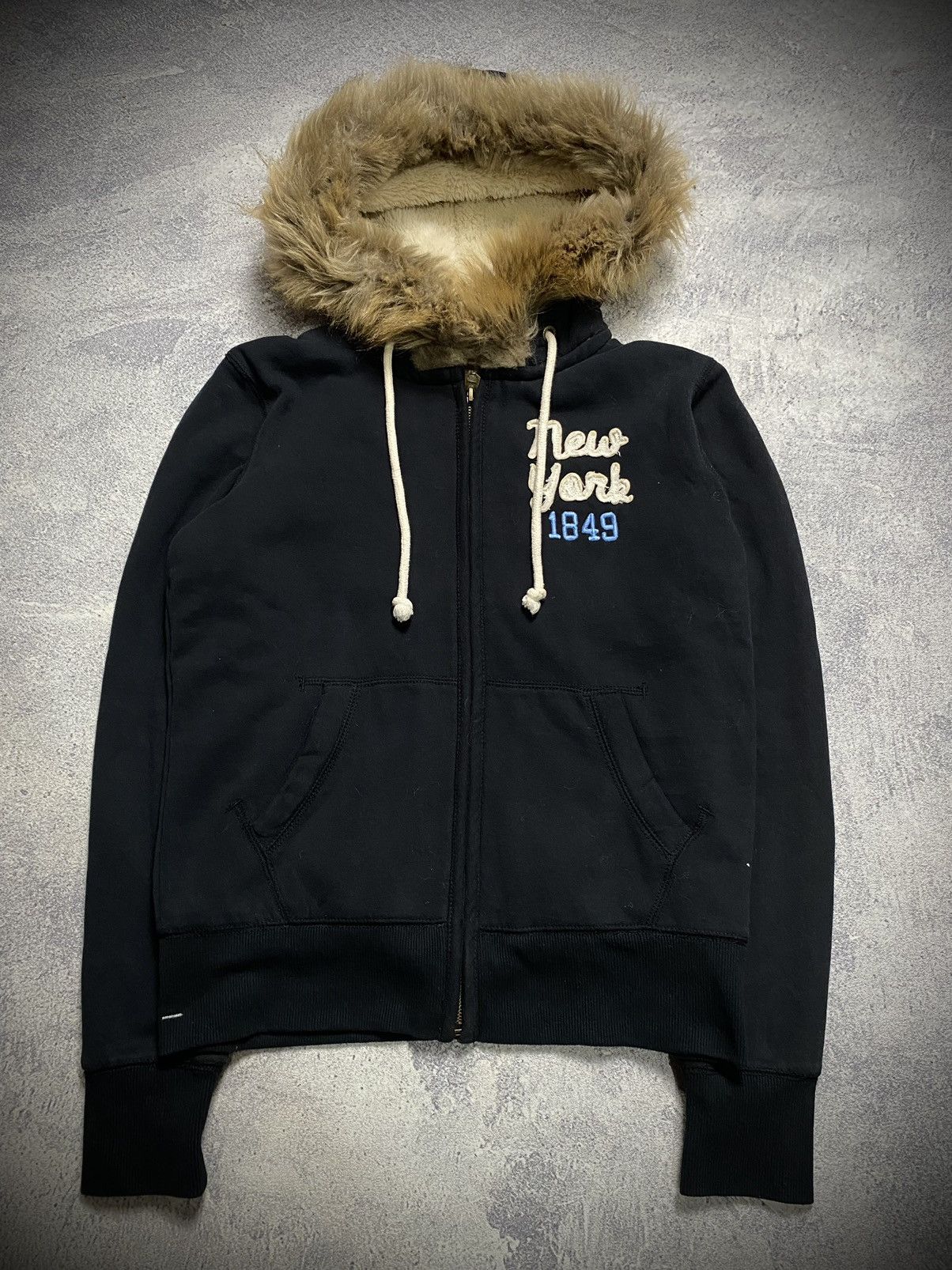 Japanese Brand WHO AU New York 1849 Fur Zip Hoodie Size US M / EU 48-50 / 2 - 3 Thumbnail