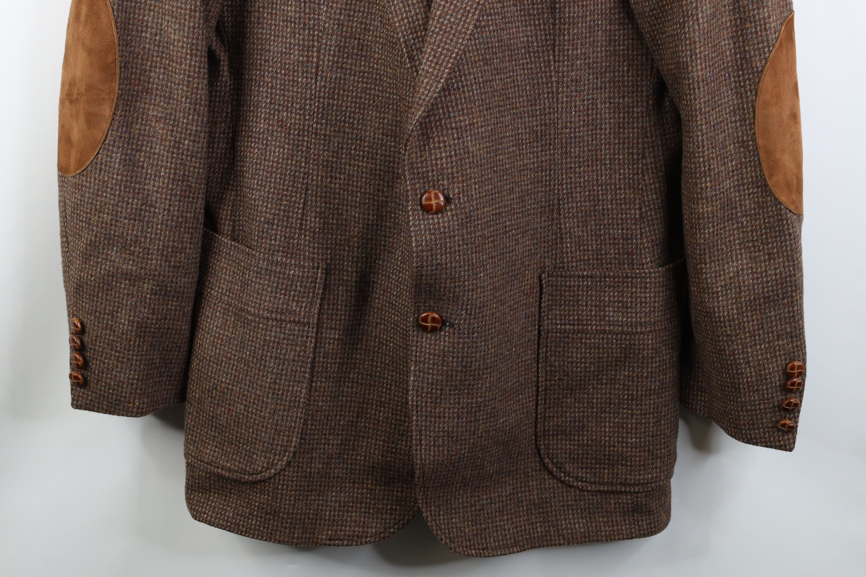 Vintage Vintage 70s Suede Elbow Patch Suit Coat Blazer Jacket USA Size US XXL / EU 58 / 5 - 3 Thumbnail