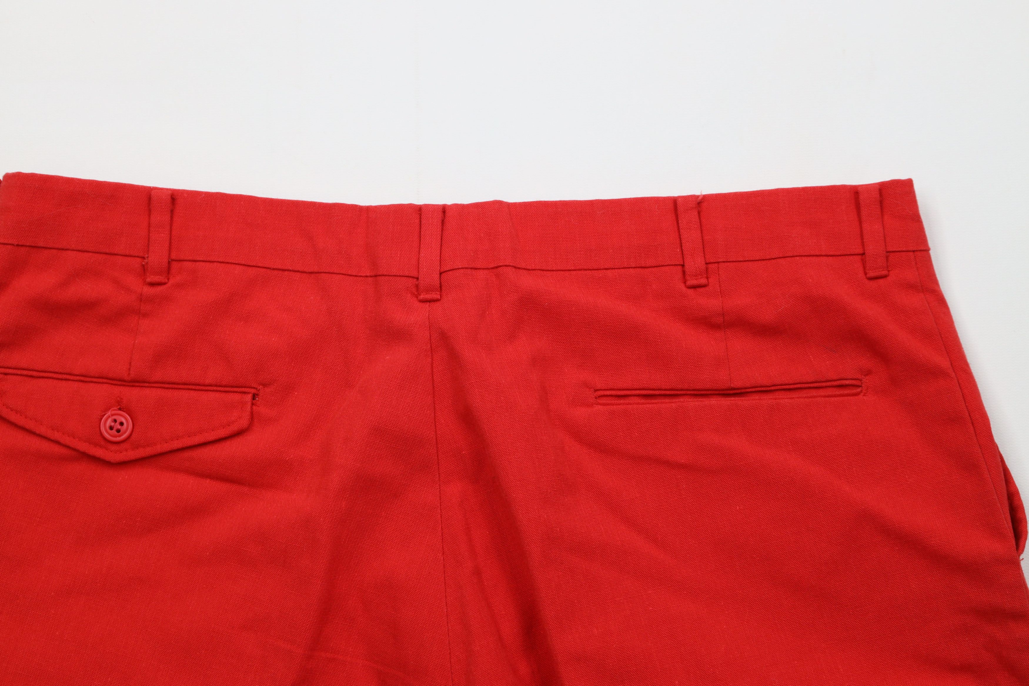 Vintage Vintage 70s Streetwear Blank Above Knee Chino Shorts Red USA Size US 36 / EU 52 - 8 Thumbnail