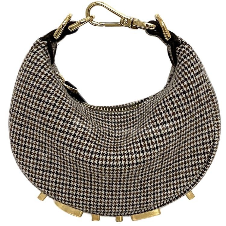 Fendi FENDI Handbag Brown Cotton Size ONE SIZE - 1 Thumbnail