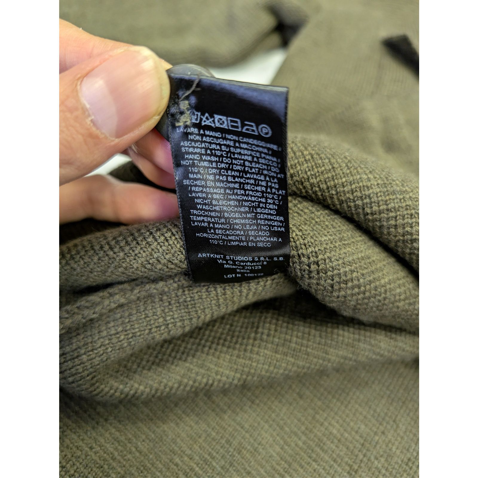 Other o1rshd1 CC20 Artknit Studios wool shirt jacket in olive Size US M / EU 48-50 / 2 - 20 Thumbnail
