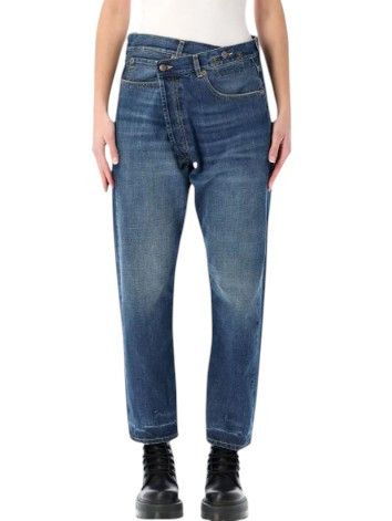 R13 CROSS OVER 27 Oasis Blue Distress 88283 Size 27" / US 4 / IT 40 - 1 Thumbnail