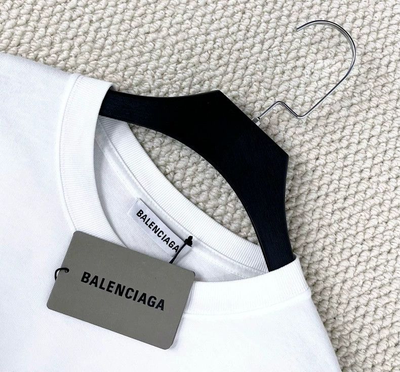 Balenciaga Balenciaga White band portrait letter logo short sleeve Size US S / EU 44-46 / 1 - 2 Thumbnail