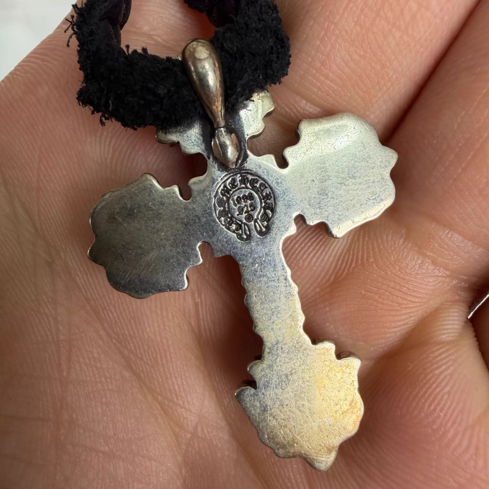 Chrome Hearts Chrome Hearts Leather Flame Cross Necklace M New Size ONE SIZE - 3 Thumbnail