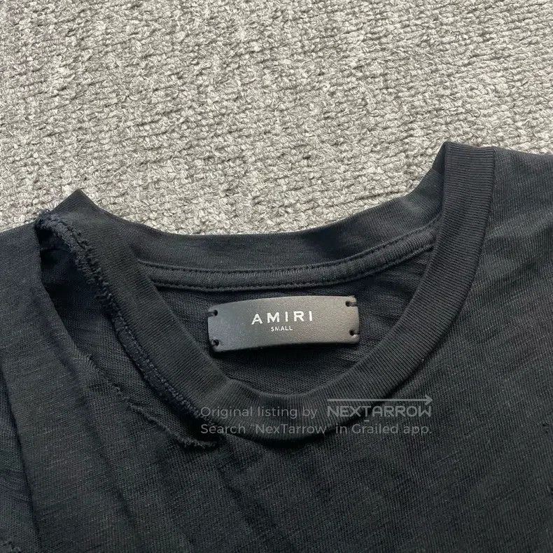 Amiri Amiri Size S Black Destroyer T-shirt Size US S / EU 44-46 / 1 - 3 Thumbnail